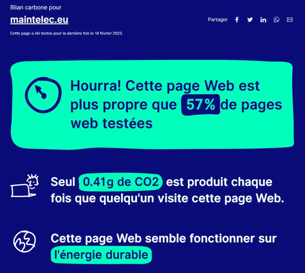 Bilan Carbone - maintelec.eu - Swebetech