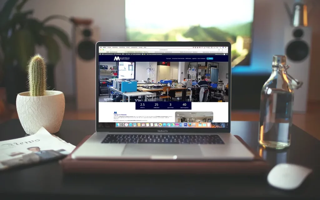 Maintelec - Création d'un site Internet OnePage - Swebetech