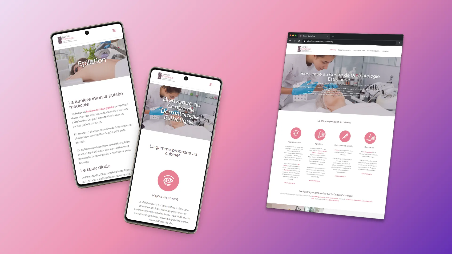 Référence - Centre Esthétique Montélimar - Référencement Naturel