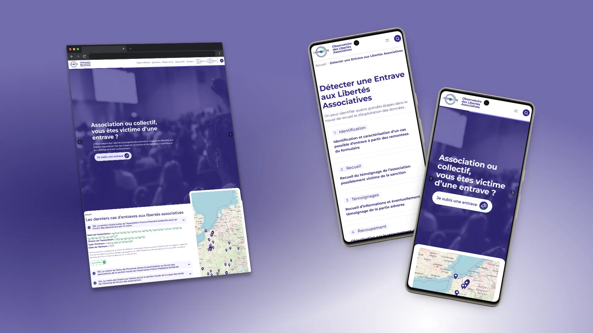 Référence - Libertés Associatives - Site Internet Vitrine